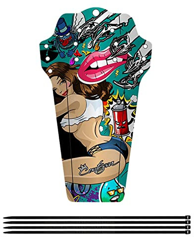 Colcolo MTB Fahrrad Schutzblech Fahrrad Hinten Schild Fetter Reifen Schild Ersatz für Downhill DH Radfahren, Farbe Frauen