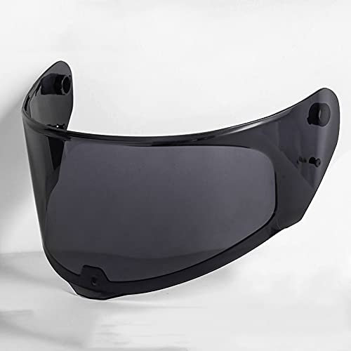 Adatto per LS2 FF328. Visiera del casco Adatto per LS2 FF320 / FF353 / FF800 Helmets Lens Model MHR-74. Visera de Casco. (Colore : Smoke)