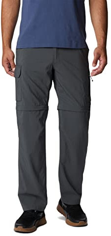 Columbia Herren Silver Ridge Utility Convertible Pant, Grill, 42