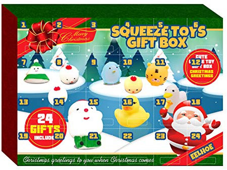 TianWlio Adventsgeschenk mit 24 Kalendern 2020 Weihnachten Little One Home Decor Adventskalender 2022 für 24 Accessoires (Multicolor, One Size)