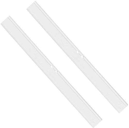 2 Stücke Gummilippe 35cm Silikon Abziehlippe für Duschabzieher Ersatzlippe für Abzieher (Weiß)