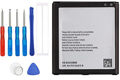 Vvsialeek BG530BBU Batterie de rechange d'origine pour Samsung Galaxy J3 J320V J320A J320F J320P avec kit d'outils gratuit