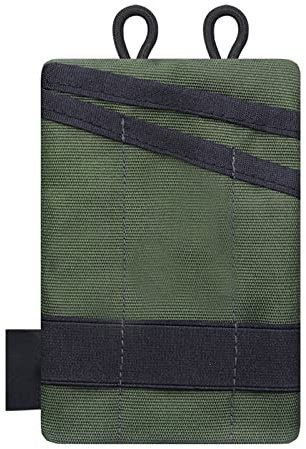 Topyond EDC Pouch Organizing Multifunctional Oxford Fabric Tool Belt Pouch Mini Wallet for Men Outdoor Green