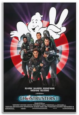 VZRSQZK Filmposter Ghostbusters II, dekoratives Gemälde, Leinwand-Wandposter und Kunstdruck, modernes Familienschlafzimmer-Dekor-Poster, 20 x 30 cm
