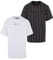 Karl Kani Herren KM222-101-1 KK 2-Pack Pinstripe + Essential Tee Black/White, L