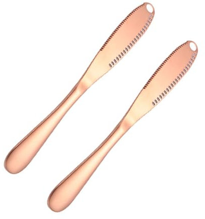 Gegaoicom Butter Spreader Sandwich Spreader Condiment Spreader (Rose Gold)