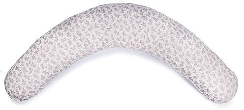 Ceba Baby Ersatzbezug Stillkissen Multi XXL - 100% Baumwolle - Stillkissenbezug - Bezug für Lagerungskissen, Schwangerschaftskissen - Hoya