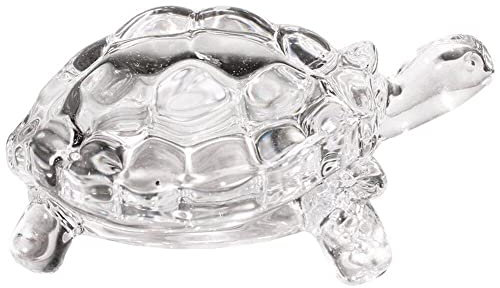 Figura de Tortuga de Cristal, Estatua de Tortuga en Miniatura, Adorno Chino de Feng Shui de la Suerte para el hogar, Oficina, Escritorio, Accesorios de decoración de Uso Diario