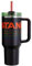 Stanley Quencher H2.0 FlowState vakuumisolierter Becher aus Edelstahl mit Deckel und Trinkhalm, für Wasser, Eistee oder Kaffee, Smoothie und mehr, Schwarz 2.0, 1,2 l