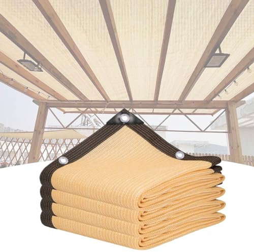 1x1m 2x4.0m 5x6m 6x8m Schattiernetz - Schattennetz Mit Ösen Leicht Und Haltbarkeit Sonnenschutz Netz Sonnensegel Für Terrasse Pergola Balkon Garten Pflanze Gewächshaus Hühnerstall(Size:2x4.0m(6.6x13ft