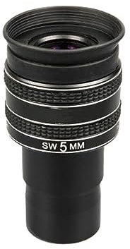 tuwiwol Umwandelbares Gummiring Teleskop Okular – klares astronomisches Bild, astronomisches Teleskop, planetarischer Grad Weitwinkel, 5MM