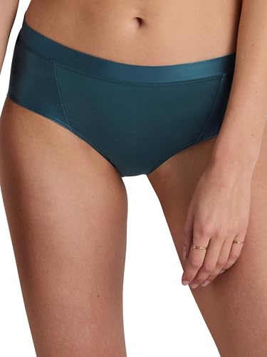 CALIDA Cate Panty, Low Cut Damen, mit Satinblenden