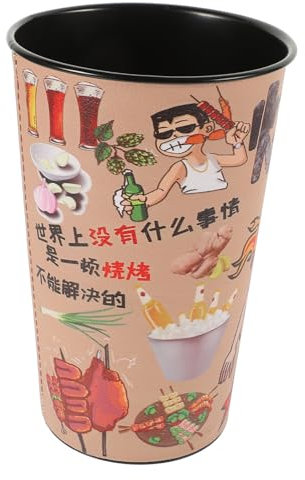 PHENOFICE BBQ Skewers Bucket Metal Skewer Holder Container BBQ Accessories for Outdoor Cooking