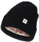 Creekstone Satin Gefütterte Wintermütze Unisex Slouchy Beanie für Haar, Warme Wollmütze Satin Lined Beanie Mütze für Damen Herren (DE/NL/SE/PL, Alphanumerisch, Einheitsgröße, B-Schwarz)