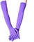 Elegante und funktionelle Damen-Handschuhe, modisch, Party/Performance, 57 cm, Violett