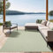 the carpet Mistra - robuster Teppich, modern, langlebig und pflegeleicht, In- und Outdoor, Wohnzimmer, ideal für Küche, Flur und Wintergarten, flachgewebt, Grün, 240 x 340 cm