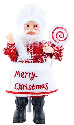 ABOOFAN 1 Pc Colgante de Ancianos navideños Christmas Adornos Topper de Estrella de árbol de Navidad Inflable Felpa Adorno del hogar Adorno de Simplicidad el plastico