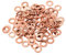 QUARKZMAN 102pcs Arandelas de Cobre, 9x5x1mm (OD*ID*Grosor) Arandela para Carter Aceite Puerta Bisagra Plana Redonda Metálica Accesorio Hidráulico Conexión Combustible Perno Reparación
