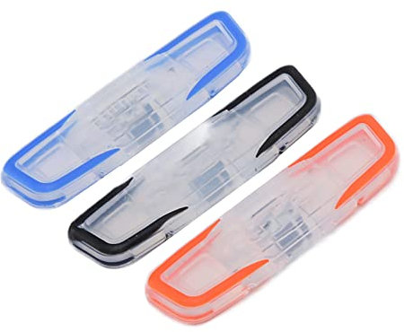 KooingTech Tennis-Vibrationsdämpfer, 65 x 17 x 8 mm, langer Tennis-Dämpfer, Vibrationsdämpfer, weiche Tennisschläger-Stoßdämpfer zur Reduzierung von Vibrationen, 3 Stück