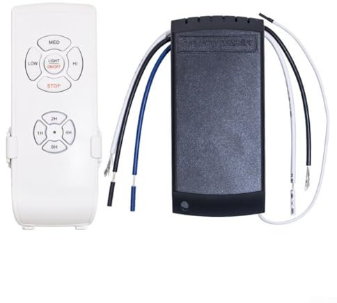 Remote Switch for Smart Ceiling Fans Operating on 110V Featuring Timer Controls