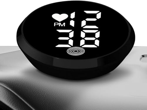 Digitale Auto-Armaturenbrett-Uhr Für Fahrzeuge Kleine LED-Zeitanzeige im