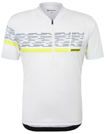 Ziener Herren Nemic-z Funktionelles Fahrradtrikot mit halbem Front-Reißverschluss