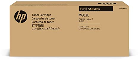 Samsung SU346A CLT-M603L High Yield Toner Cartridge, Magenta, Pack of 1