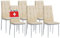 Albatros Esszimmerstühle 6er Set Rimini, Beige - Edles Italienisches Design, Kunstleder-Bezug, bequemer Polsterstuhl - Moderner Küchenstuhl, Stuhl Esszimmer oder Esstisch Stuhl