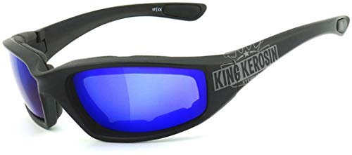 King Kerosin KK140 Sonnenbrille (Black/Mat,One Size)