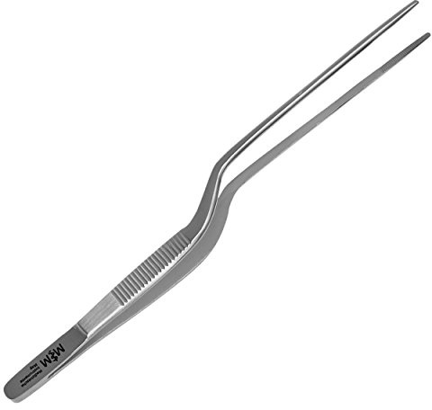 Pince à épiler May pour enlever les poils de chien dans l'oreille interne Épilateur pour animaux, 16 cm de long, en acier inoxydable