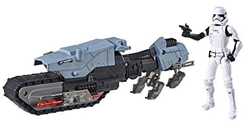 Star Wars Galaxy of Adventures Erste Ordnung Fahrer und Treadspeeder 12,5 cm große Figur und Fahrzeug 2er-Pack mit toller Blaster-Funktion