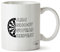 Hippowarehouse Aim Shoot Swear Repeat Darts Printed Mug Cup Ceramic 10oz
