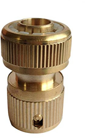 Pilang Zxxin-Rohrverbindungsstücke 6 Stück, Messing-Coated Garten Schnellschlauchanschluss, 1/2 Gartenbewässerung Schlauchkupplung Gelenk, Gute Qualität (Color : 1pcs (ID16 OD22))