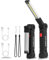 Vagocom LED Battery Powered Rechargeable Torches, Gifts for Mens Him,Bright Inspection Lamp Torch Work Light Mechanic Tools with Magnetic Base and Hook for Camping Christmas Birthday Gift(2 Pack)