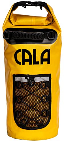 CALA DryBag 15L Gelb, wasserdichter Beutel, Trockentasche, SUP Dry Bag als Zubehör für SUP, Kanu, Kajak, Camping und Strand