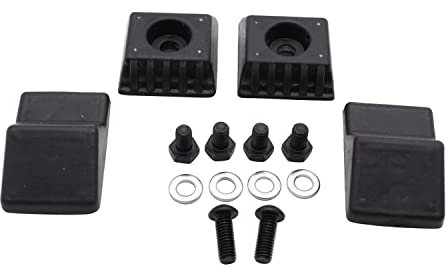 SHLPDFM 4x Kofferraum Anschlag Heckklappe Anschlagpuffer mit Schrauben Set für Mercedes W124 A124 C124 A1247580044