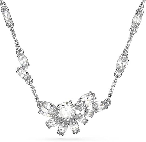 Swarovski Gema Y-Anhänger, Verschiedene Schliffe, Mehrfarbig, Rhodiniert