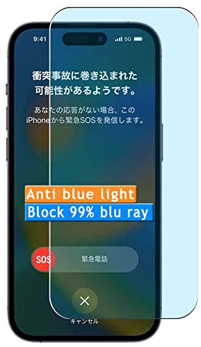Vaxson 3 Stück Anti Blaulicht Schutzfolie kompatibel mit iPhone 14 Pro Max Display Bluelight folie folien Displayschutzfolie ( nicht Panzer Schutz Glas folie SchutzGlas nicht PanzerGlas )