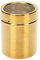 Salero y Pimentero, Salero Dorado, Dispensador de Especias de Acero Inoxidable con Malla Fina para Cocina Casera, 2.8 X 3.5 Pulgadas