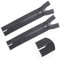 ByaHoGa 2 Stück 40 cm Reißverschluss Kunststoff Schwarz 5mm Nicht teilbar für Tasche DIY Nähen Craft (RZ-CE)