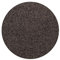 HomebyHome Teppich Wohnzimmer 200 cm Rund Braun Einfarbig Meliert Design - Schlafzimmer Teppich Kurzflor Extra Weich Pflegeleicht Teppiche Waschbar für Küche Esszimmer - Carpet Living Room