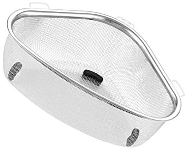 Passoire Triangulaire en Acier Inoxydable pour Évier, Panier De Vidange Suspendu avec Support Adhésif, Filtre De Cuisine Multifonction pour Déchets, Fruits Et Légumes