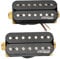 Wilkinson WOHB7 Klassik Open Style Keramik Humbucker Pickups Neck Bridge Tonabnehmer Set für 7-Saiter E-Gitarre, Schwarz