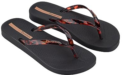 Ipanema Damen ANAT Connect FEM Flipflop, Black/Clear, 43 EU