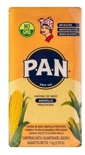 Harina PAN Pre-Cooked Yellow Maize Meal - 1kg