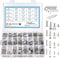 KOXXIAMOQ Ensemble de 1065 Pièces Boulons à Tête Fraisée à Six Pans Creux Acier Inoxydable, Vis, Écrous et Rondelles Assortiment M2 M3 M4 M5, Kit de Visserie de Machine(1065)