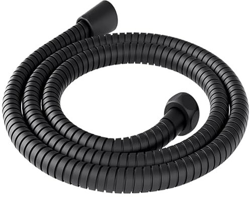 Tubo doccia nero 2m universale acciaio inox flessibile antitorsione connessione universale tubo per doccia nero 200 cm tubo doccia flessibile nero 2 metri tubo nero per doccia