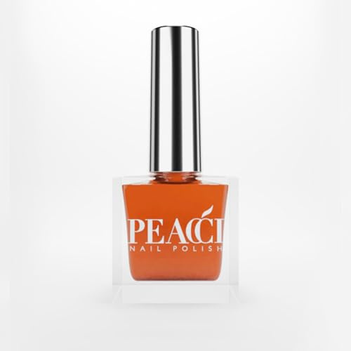 Peacci by The GelBottle Inc - Pumpkin Nail Polish - Vegan & Cruelty-Free, Fast Drying Nail Polish - Super Pigmented Orange Nail Varnish