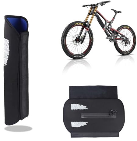 Kweiugfi Housse de protection pour batterie de vélo électrique - Cadre de protection pour vélo électrique de 30 à 38 cm - Avec réflecteur - Protection contre le froid et la poussière