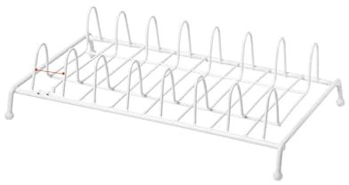 Sunicon Rejilla para secar Platos, escurridor Vertical para Almacenamiento de Platos, Organizador de Platos, escurridor de Platos de Metal